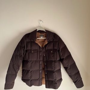Eddie Bauer EB650 snap up Goose Down Jacket